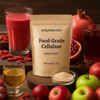 Encim celulaza za ekstrakcijo rastlinskih sestavin, primeren za uporabo v živilih