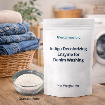 إنزيم إزالة اللون النيلي لغسل الدنيم