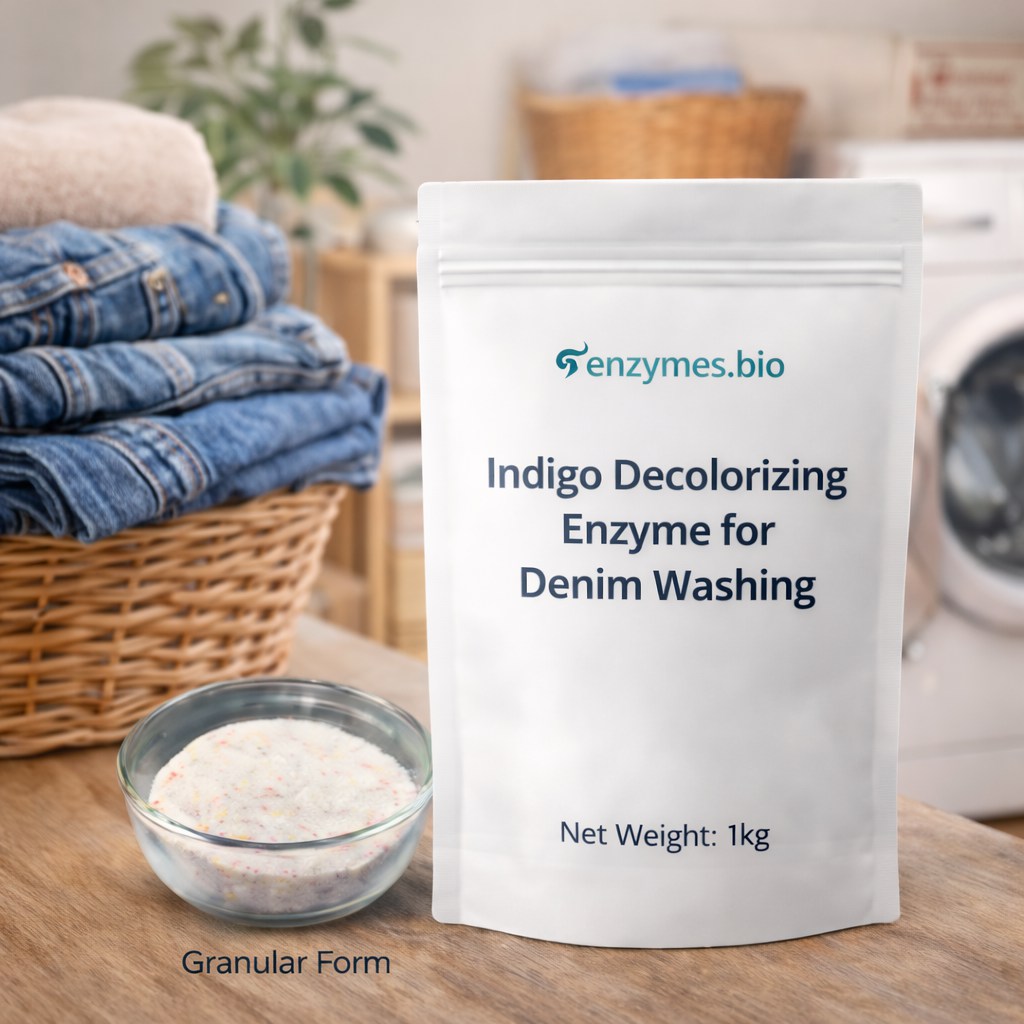 靛藍脫色酵素(適用於牛仔布洗滌)1 靛藍脫色酵素(適用於牛仔布洗滌)