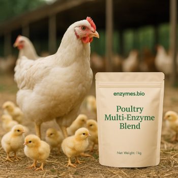 Mešanica več encimov za perutnino