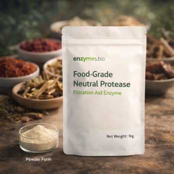 Enzyme d'aide à la filtration protéase neutre de qualité alimentaire